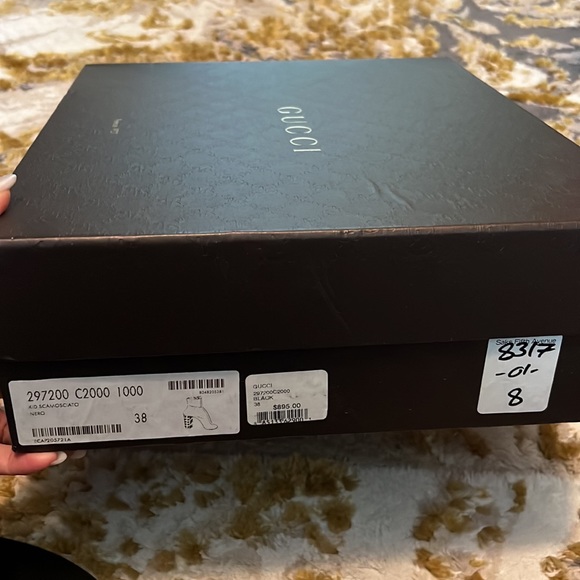 Gucci suede studded boots have been worn size 38 - Picture 12 of 13